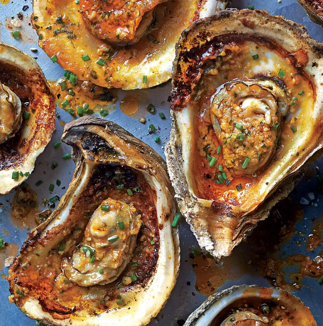 Grilled Oysters