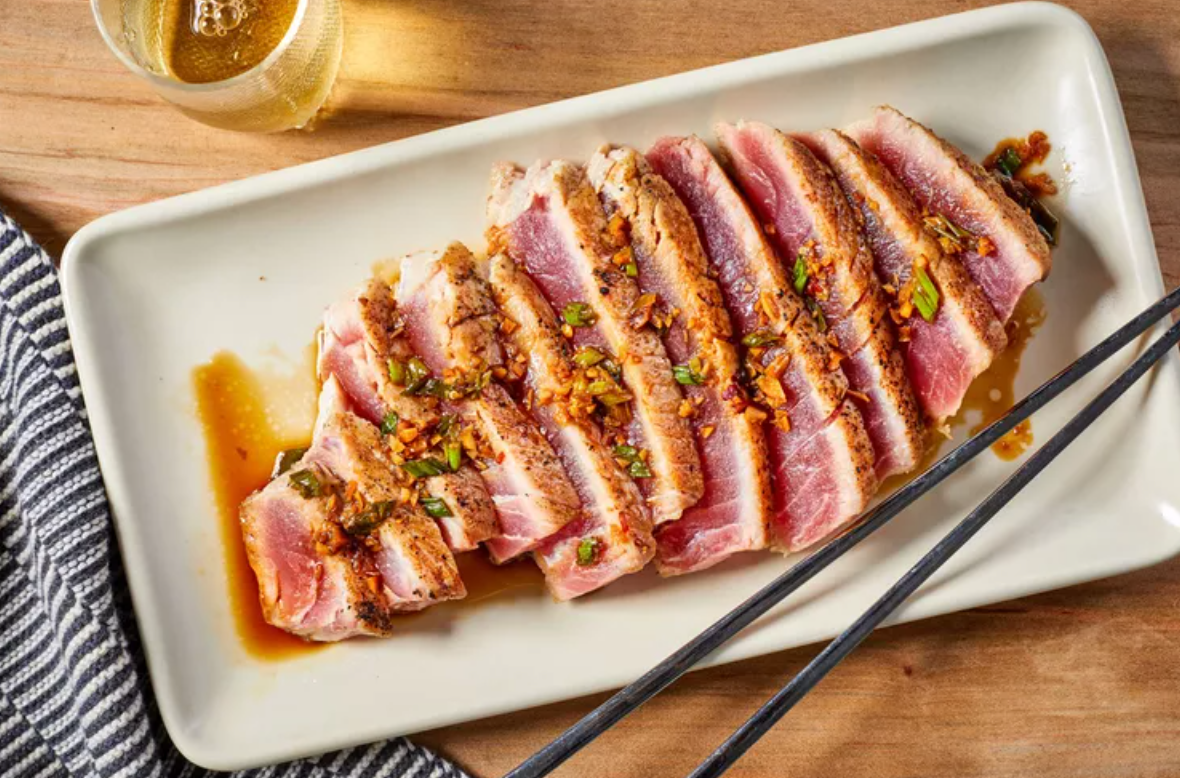 Seared Tuna with Soy and Red Chiles