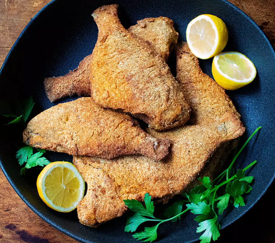 Fried Whole Porgy