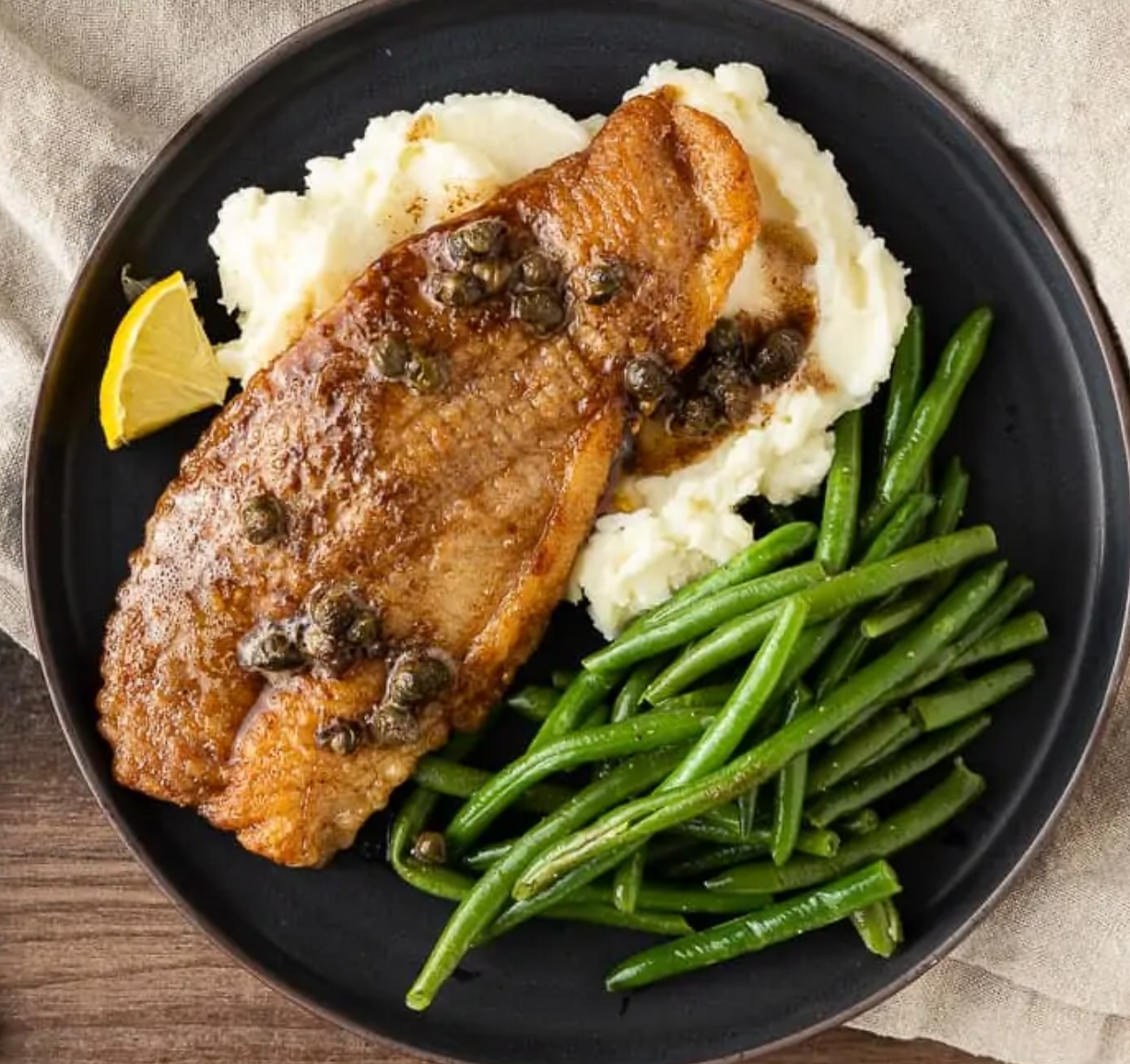 Pan-fried Skate Wings