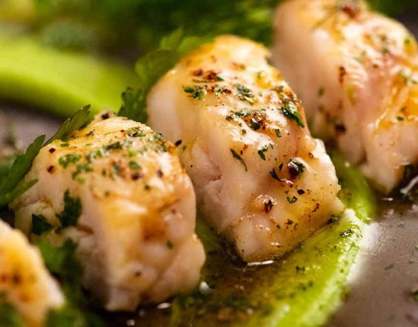 Monkfish with Herb Brown Butter