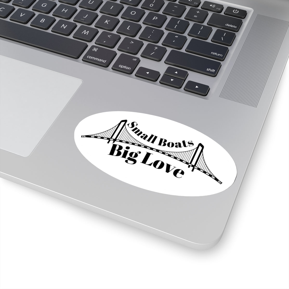 Small Boats Big Love Stickers